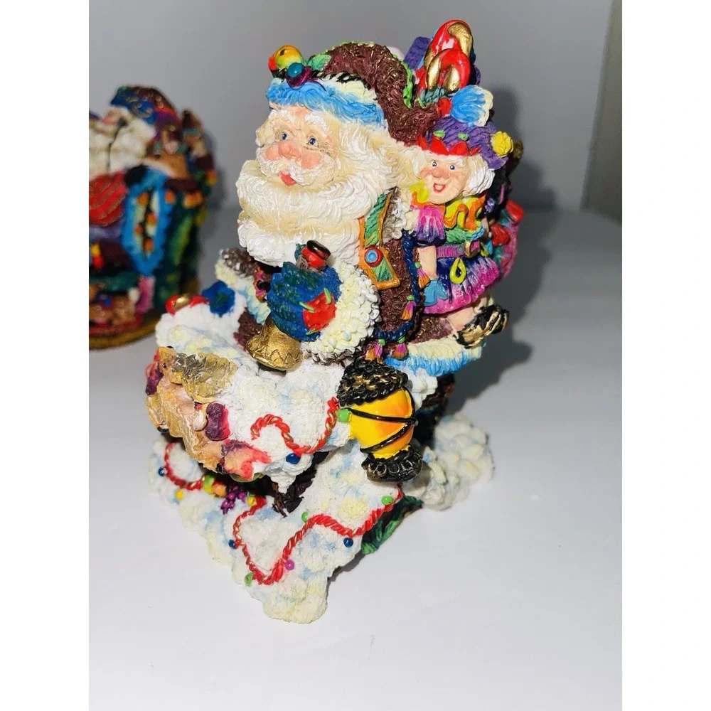 3 Crinkle Claus Possible Dreams 1997 Santa Figurines Limited Edition Christmas